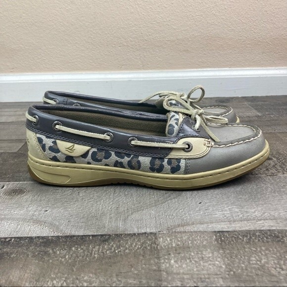 Sperry Top Sider Women's Size 6.5 Cheetah Print Loafers - Picture 1 of 9